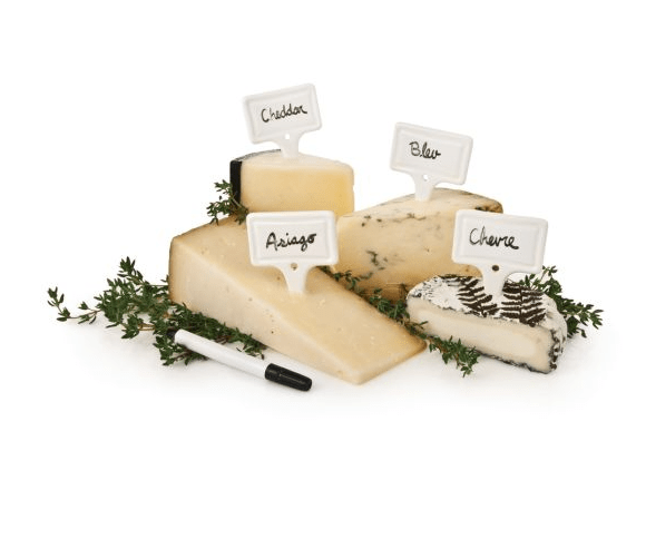True Brands True Ceramic Cheese Labels Set