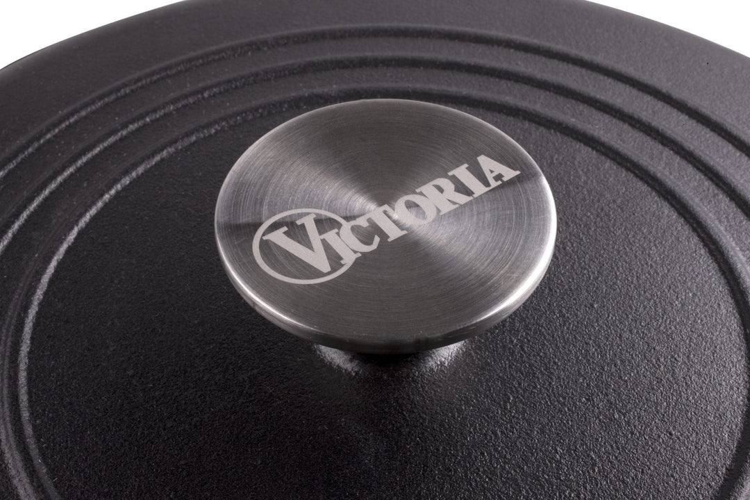 Victoria Cast Iron Victoria Cast Iron Dutch Oven with Lid - 4 Quart