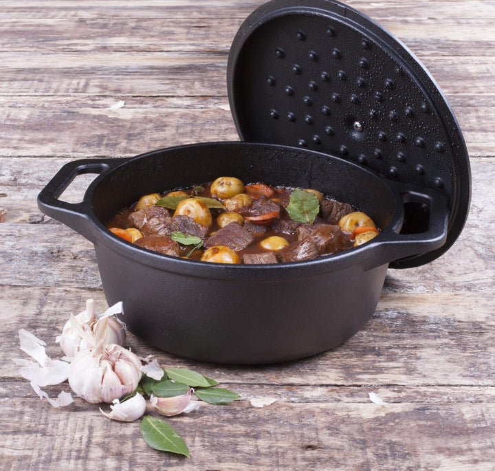 Victoria Cast Iron Victoria Cast Iron Dutch Oven with Lid - 4 Quart