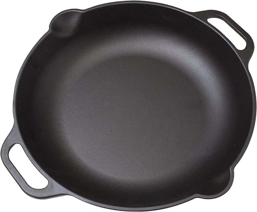 Victoria 8 Cast Iron Skillet Cast Iron Skillet, Black