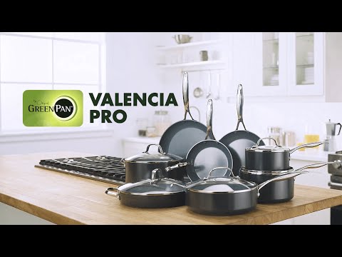GreenPan Valencia Pro 11 Piece Ceramic Nonstick Cookware Set